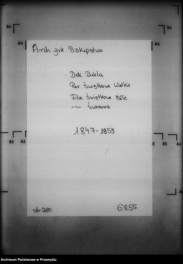 image.from.unit.number "[Kopie ksiąg metrykalnych parafii Świątkowa Wielka z filiami Świątkówka i Świerzowa (dekanat Dukla)]"