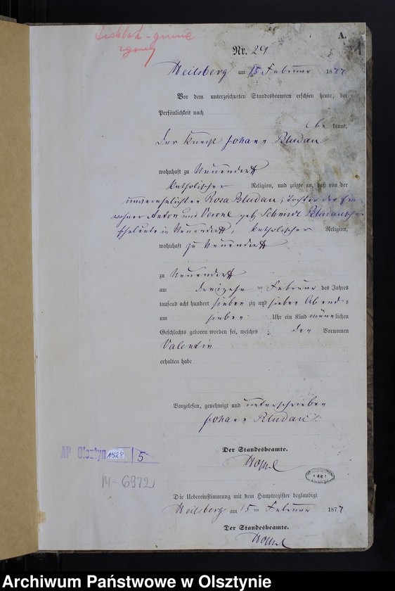 image.from.unit.number "Sterbe-Neben-Register Nr 29 - 143"