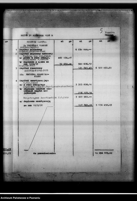 Obraz 9 z jednostki "[Poznańska Spółka Okowiciana - bilans]."