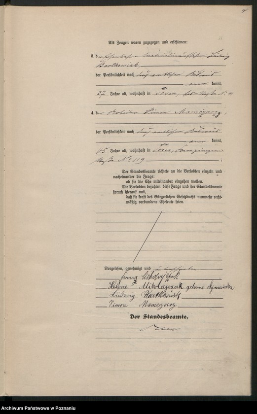 Obraz 6 z jednostki "Księga miejscowa małżeństw tom III [Rejestr główny małżeństw]"