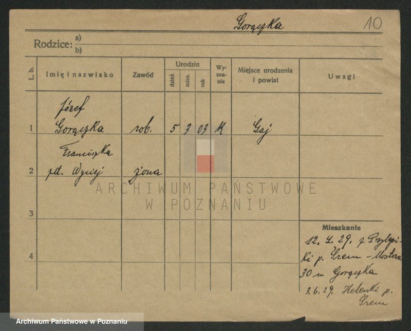 Obraz 12 z jednostki "Goroncy - Gorniakowski"