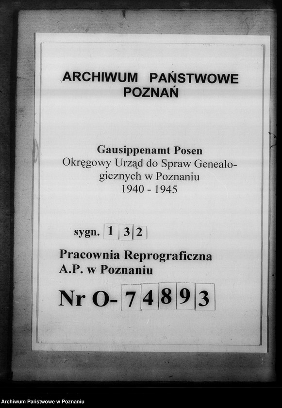 Obraz 1 z jednostki "[Korespondencja w sprawach organizacyjnych], Kreissippenamt Konin"