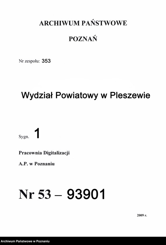 image.from.unit.number "Acta specjalia betreffen Kreis Ausschuss Protokolle"