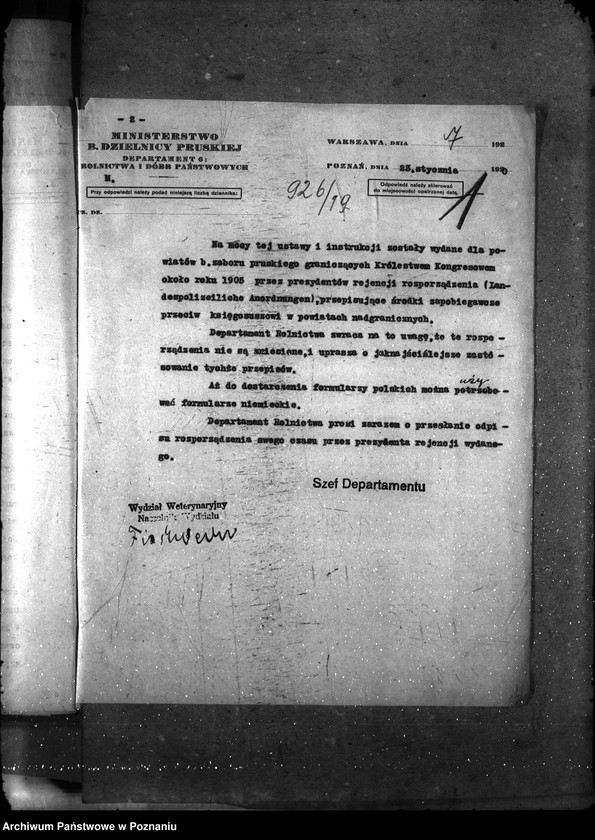 Obraz 10 z jednostki "Sprawy ogólne Wykazy chorób zaraźliwych,- księgosusz -"