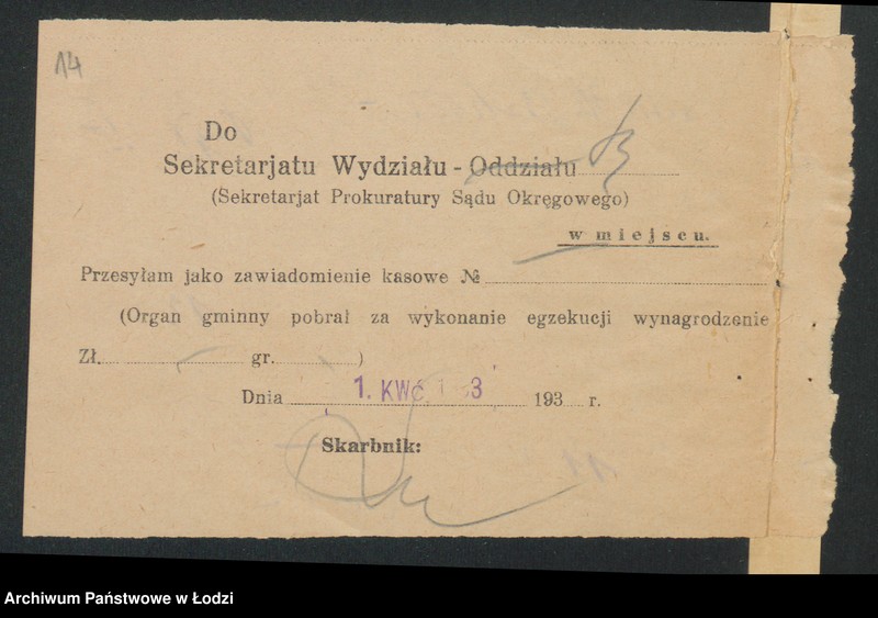 Obraz 16 z jednostki "Herman Teodor Kunert – skład obrazów i materiałów piśmiennych"