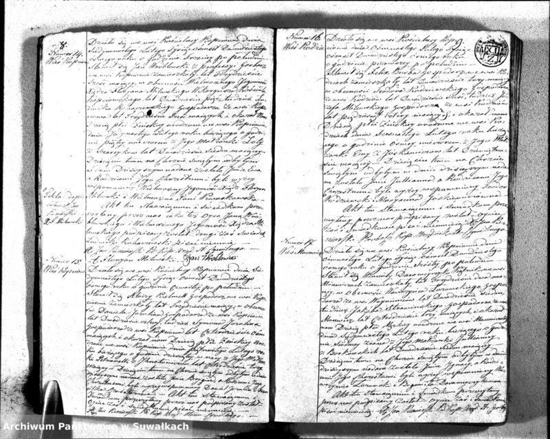 image.from.unit.number "Kięga Duplikatu Zawierajaca w sobie Akta Stanu Cywilnego od dnia 1-go Stycznia do dnia ostatniego Grudnia 1828 r. Urodzonych, Zaślubionych i Zmarłych w Parafii Kopciowskiey"