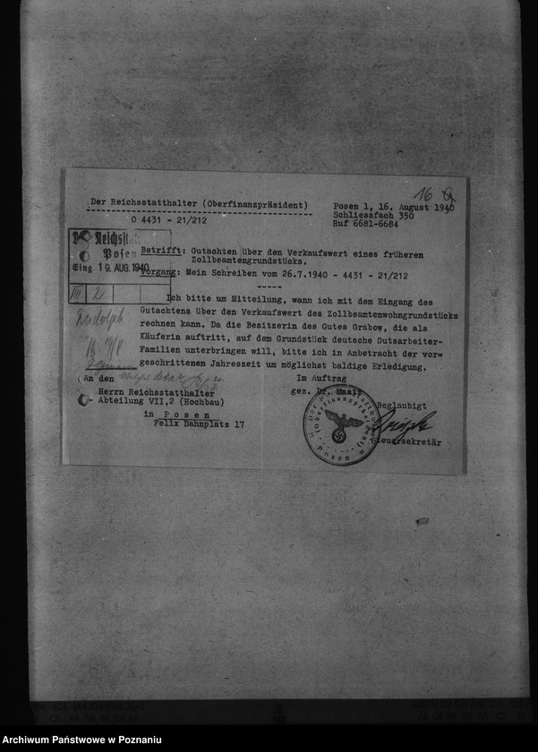 Obraz 20 z jednostki "Zoll - Budowle dla urzędów celnych"