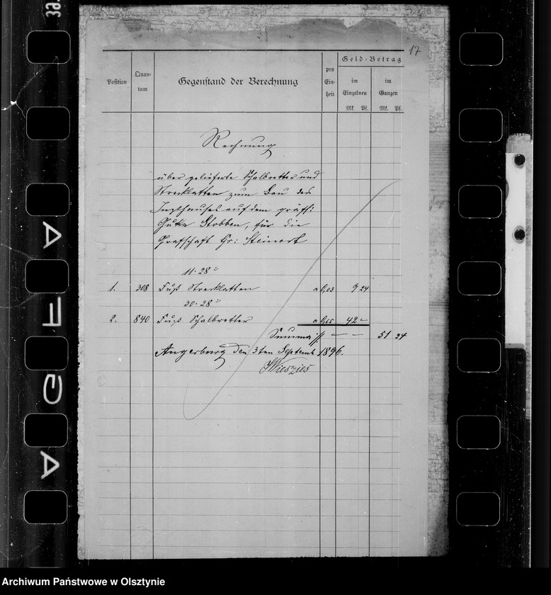 image.from.unit.number "/Beläge zu einigen zum Konkurs eingeklagten Personalschulden des Carl M. Gfen v. Lehndorff/"