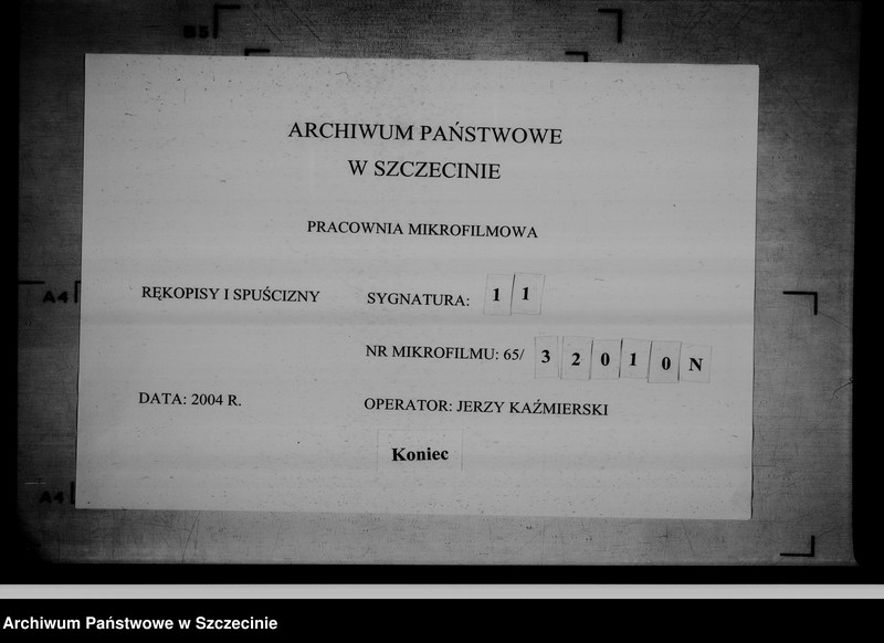 image.from.unit.number "Visitations - Abschied für das Concilium Academium zu Greifswald vom 20 November 1730."