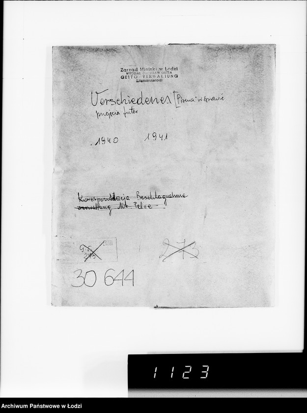 Obraz 4 z jednostki "Verschiedenes. [Pisma w sprawie przejęcia futer]"