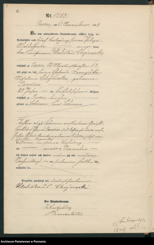 Obraz 11 z jednostki "Księga zgonów t. IV"