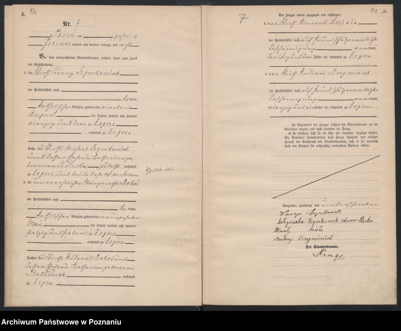 Obraz 9 z jednostki "Księga małżeństw"