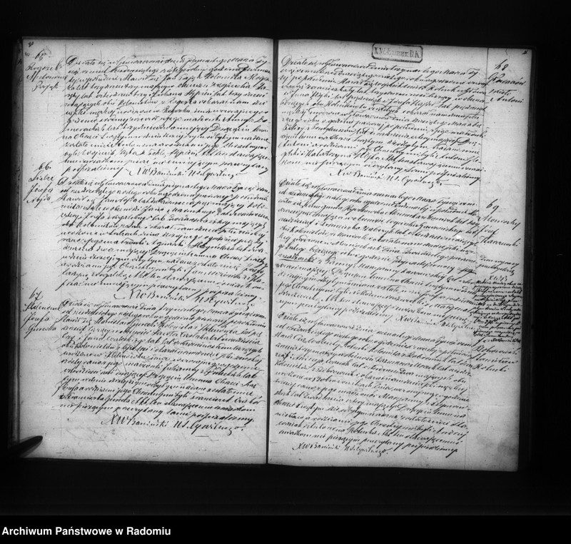 image.from.unit.number "Duplikat akt religijno cywilnych urodzonych, zaślubionych i zmarłych w parafii Głowaczów w roku 1866"