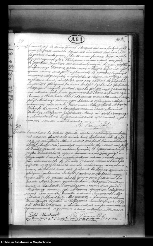 image.from.unit.number "Księga aktów stanu cywilnego Parafii Rzymskokatolickiej w Praszce za rok 1878"