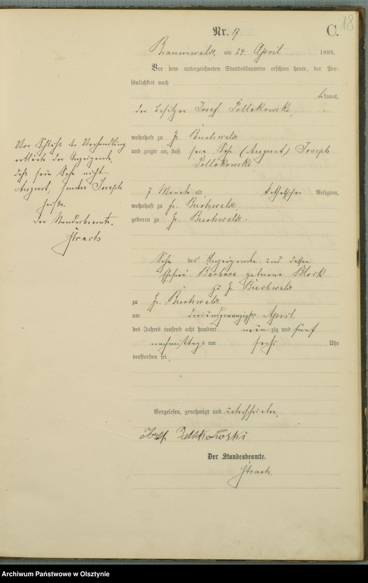 image.from.unit.number "Sterbe-Haupt-Register Nr 1 - 51"