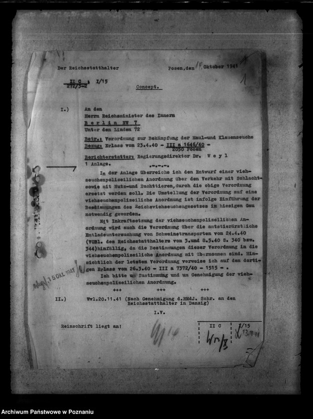 Obraz 5 z jednostki "Bekämpfung der Tierseuchen"