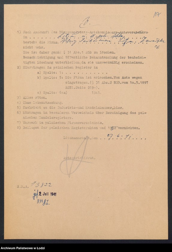 Obraz 19 z jednostki "Hilary Sauberman- pośrednictwo komisowo-agenturowe"