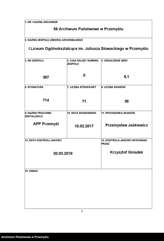 image.from.unit.number "VIII Sprawozdanie dyrekcji polskiego gimnazjum prywatnego z prawem publiczności w Cieszynie za rok szkolny 1902/03"