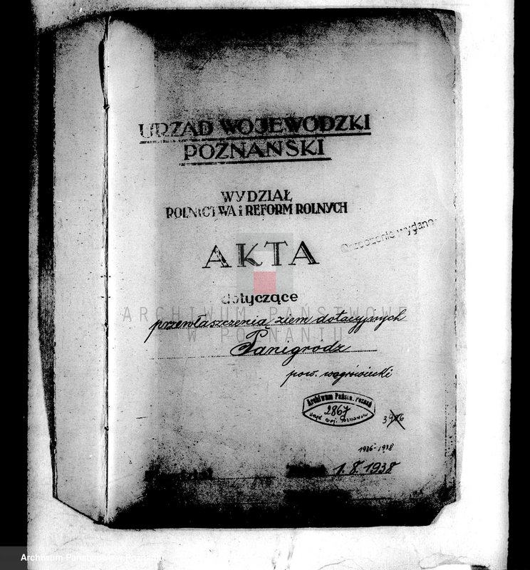 Obraz 4 z jednostki "Przewłaszczenie ziem dotacyjnych Panigródz powiat wągrowieckiego"