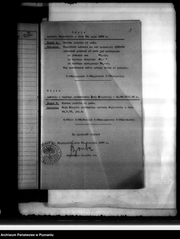 Obraz 5 z jednostki "Daniny komunalne miasta Międzychodu"