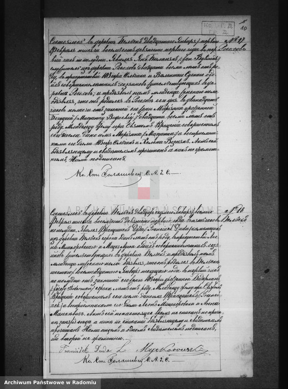 image.from.unit.number "[Duplikat akt urodzonych, zaślubionych i zmarłych parafii Belsk za 1891 r.]"