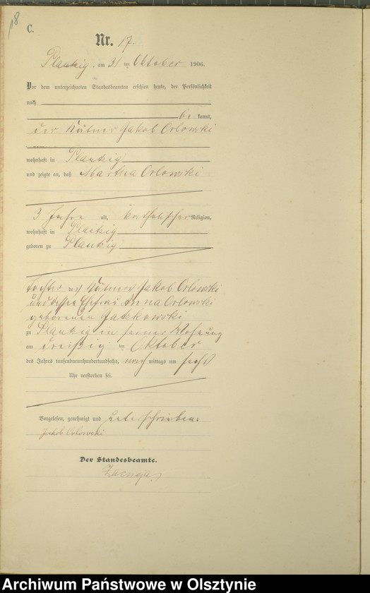 image.from.unit.number "Sterbe-Haupt-Register Nr 1 - 22"