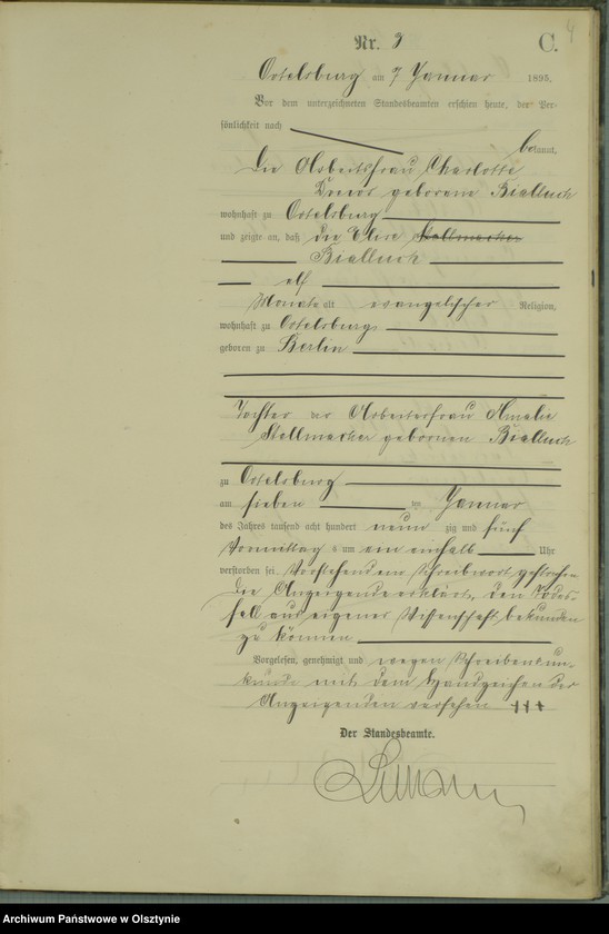 image.from.unit.number "Sterbe-Haupt-Register Nr 1 - 73"