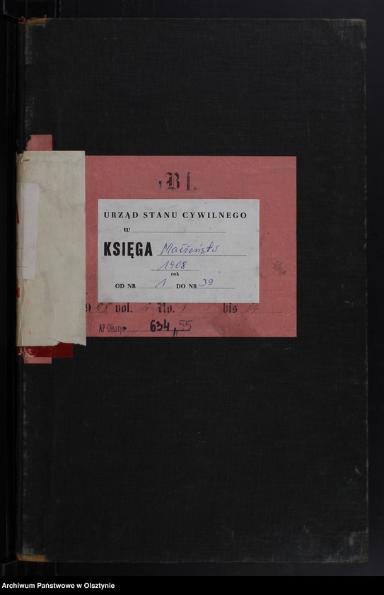 image.from.unit.number "Heirats-Neben-Register Nr.1-39 /nr 1 brak 1 strony/"