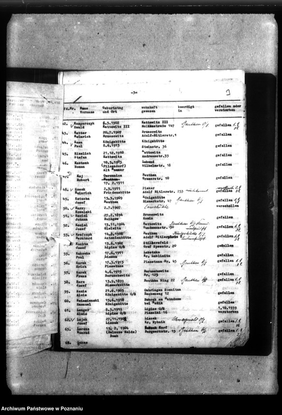 Obraz 7 z jednostki "Freikorpskämpfer "Ebbinghaus" - Oberschlesien- polegli w 1939 roku"