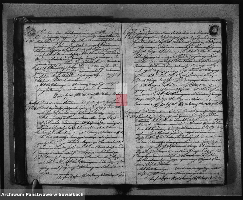 Obraz 12 z jednostki "Księga Duplikat Urodzonych Zaślubionych Zmarłych z Roku 1835 Parafij Bakałarzewskiey Przeznaczona do Archiwum Hipotecznego Powiatu Dąbrowskiego"
