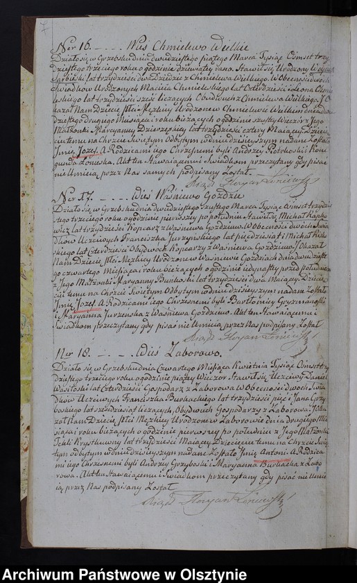 image.from.unit.number "Duplicat Urodzenia, Zaślubienia i Zeyścia Parafii Grzebsk z roku 1833-go"