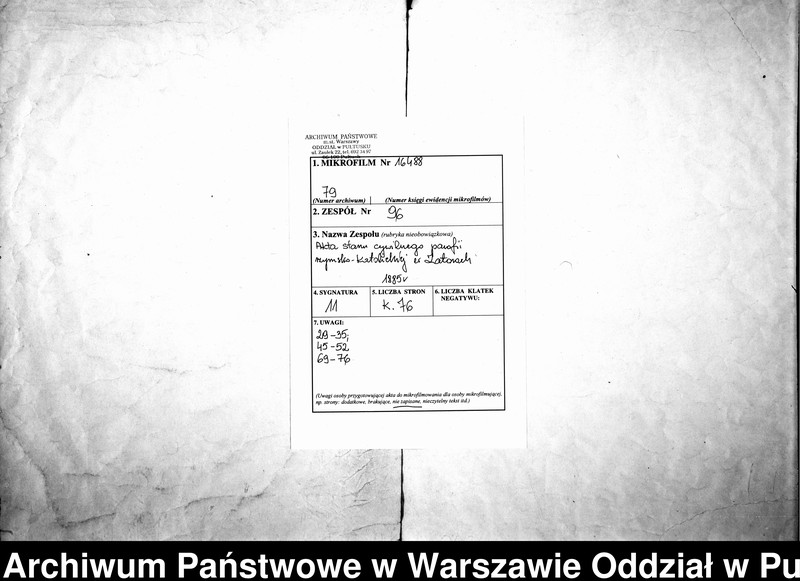 image.from.unit.number "Akta urodzeń, małżeństw i zgonów"