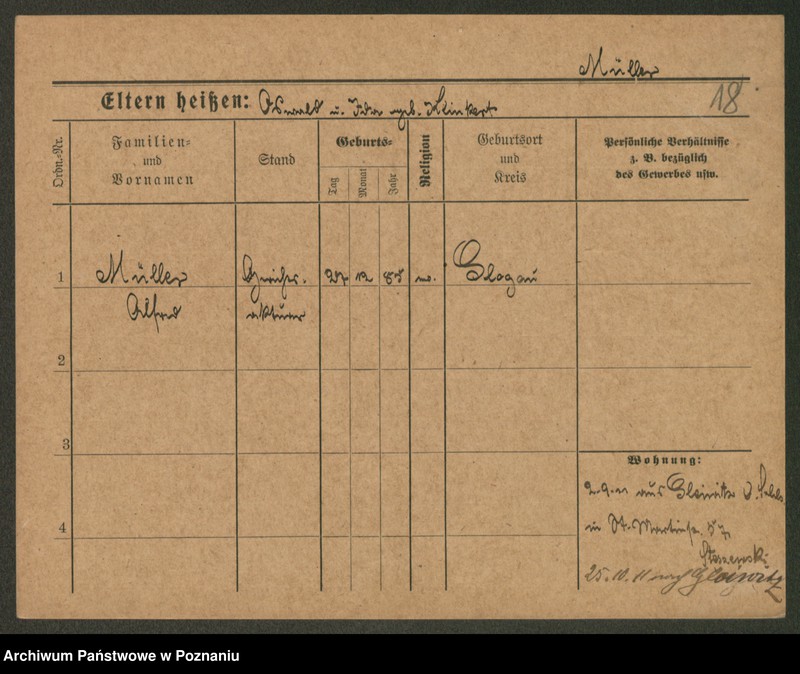 Obraz 20 z jednostki "Müller (samotni mężczyźni)"