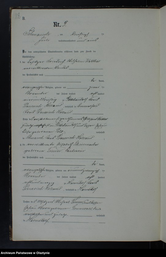 image.from.unit.number "Heiraths-Neben-Register Nr 1 - 20"