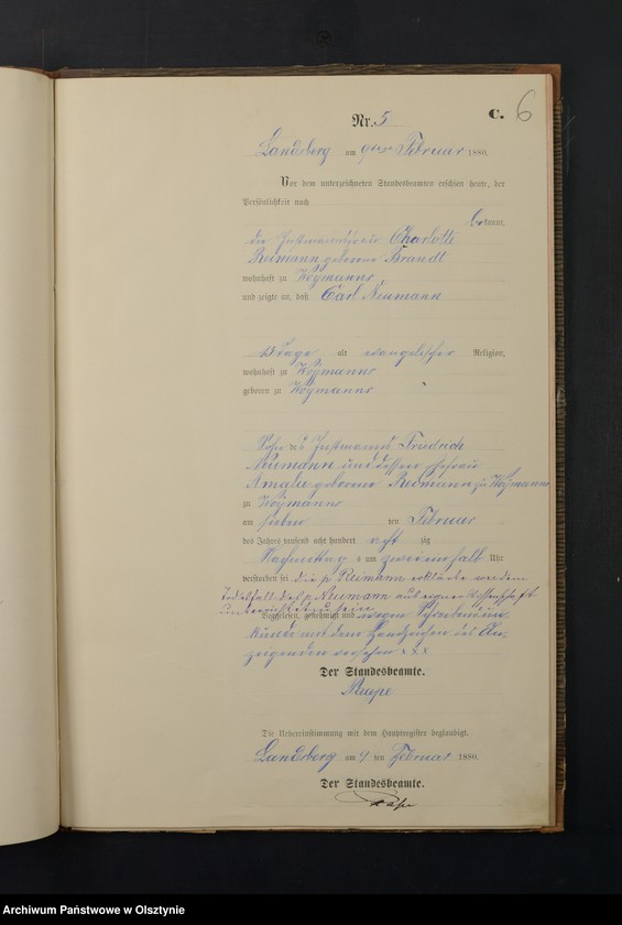 image.from.unit.number "Sterbe-Neben-Register Nr 1 - 32"