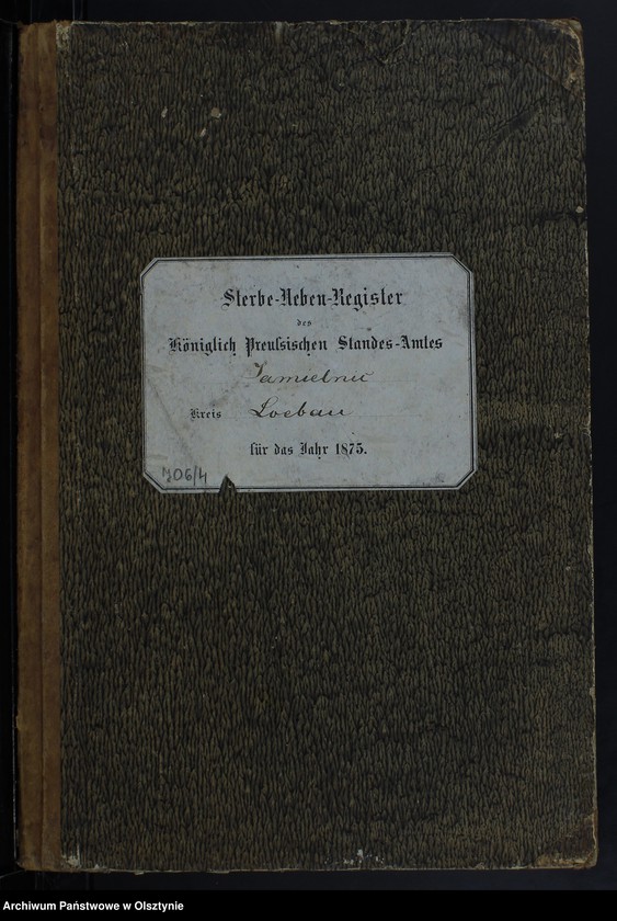 Obraz 2 z jednostki "Sterbe-Neben-Register Nr 1 - 37"