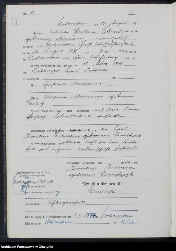 image.from.unit.number "Sterbe-Zweitbuch Tom II,Nr 1 - 38"