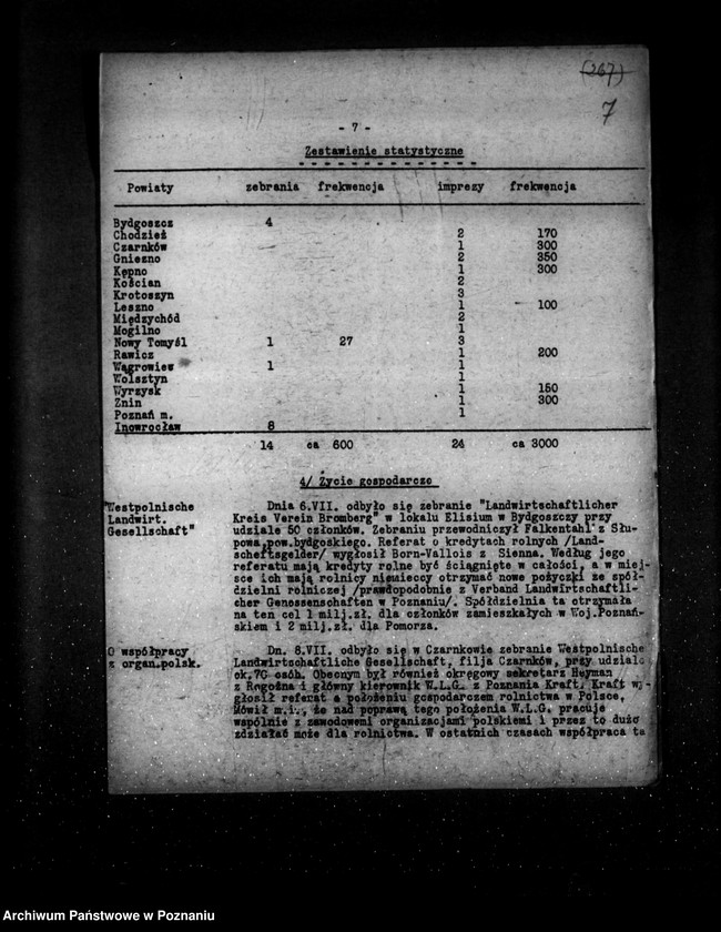 Obraz 11 z jednostki "Sprawozdania miesięczne z życia mniejszości narodowych za miesiące lipiec-grudzień 1932 r."