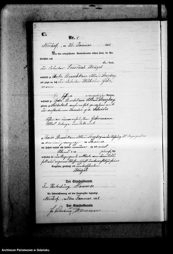 Obraz 9 z jednostki "Księga zgonów"