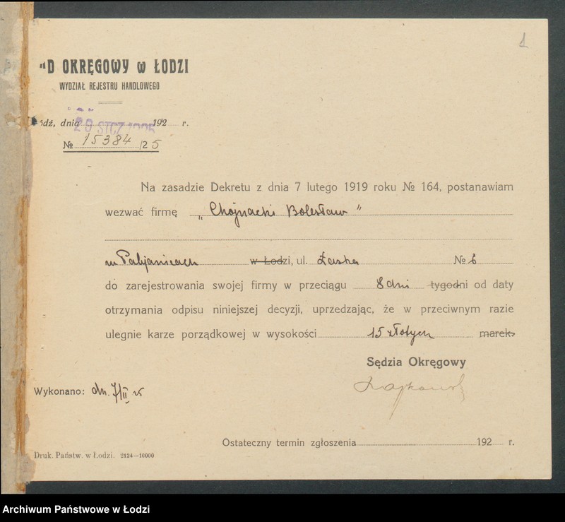 Obraz 3 z jednostki "Bolesław Chojnacki- restauracja- Pabianice"