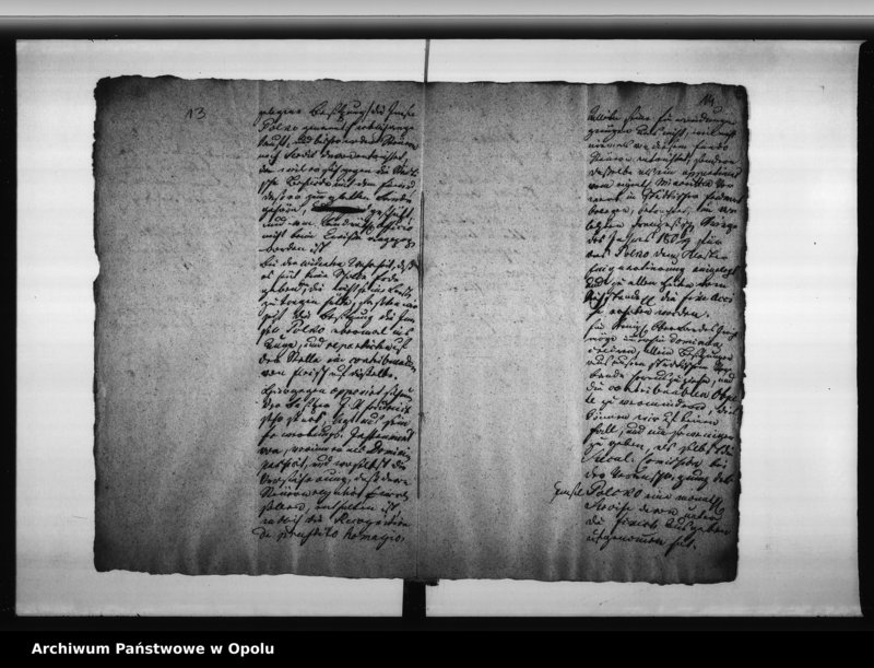 Obraz 15 z jednostki "Acta des Magistrats zu Oppeln ueber die Frage ob die ehemalige Minoritten Innsel Polko zum Lande oder zum städtischen Verbande gehören? 1813"