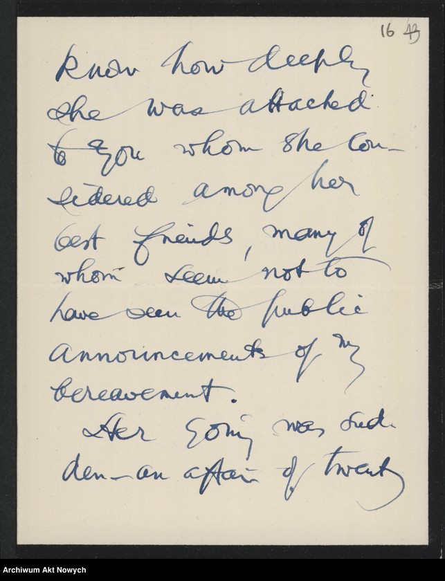 image.from.unit.number "Johnson Robert Underwood; Załączniki: a) "American Academy of Arts and Letters" (broszura); b) mowa R. U. Johnsona (maszynopis); c) wiersz "Woodrow Wilson"; d) wycinek prasowy; L.31 (odpowiedzi - rękopisy)"