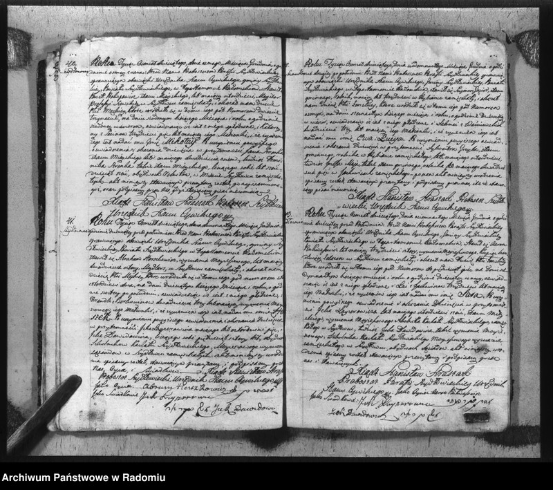 image.from.unit.number "Akta urzędnika stanu cywilnego gminy Szydłowiec z roku 1810"