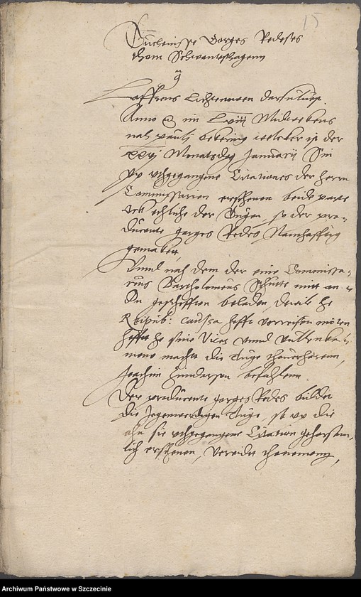 image.from.unit.number "Georg Rhede zu Schwanteshagen [Świętoszewo] contra Laffrenz Lichtenow daselbst wegen des Dorfes Kantreck [Łoźnica]."