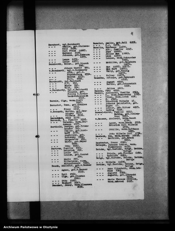 image.from.unit.number "Alphabetisches Namensverzeichnis der in Königsberg Begrabenen /do powyżej wym. 2 t. Grabbücher z 1933/"
