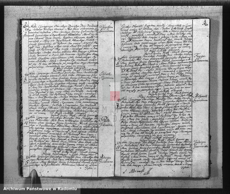 Obraz z jednostki "Księga Urzędnika Stanu Cywilnego Parafii i Miasta Kozienic do zapisania Aktów Śmierci na lata 1810 i 1811"