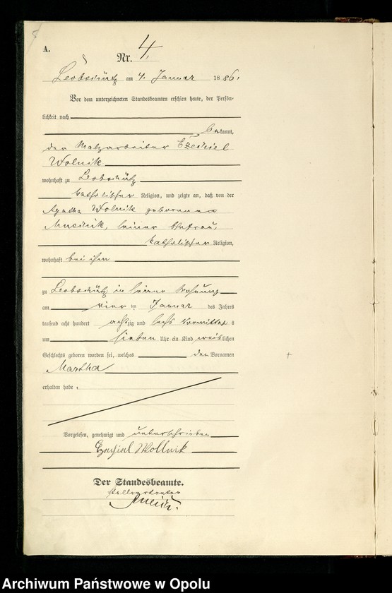 image.from.unit.number "Geburts-Register (Haupt-Register) 1886 (Głubczyce)"