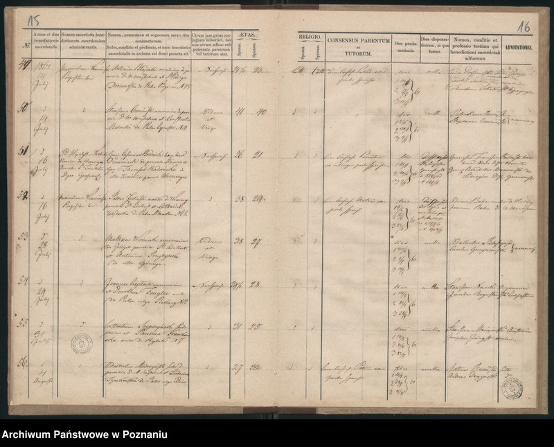 Obraz 12 z jednostki "Księga małżeństw"