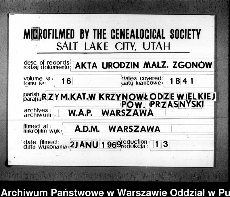 image.from.unit.number "Akta urodzeń, małżeństw i zgonów"