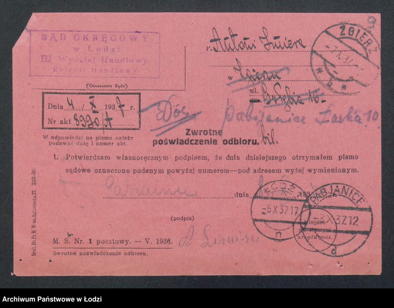 Obraz 11 z jednostki "Antoni Imierna – sklep rzeźniczy"